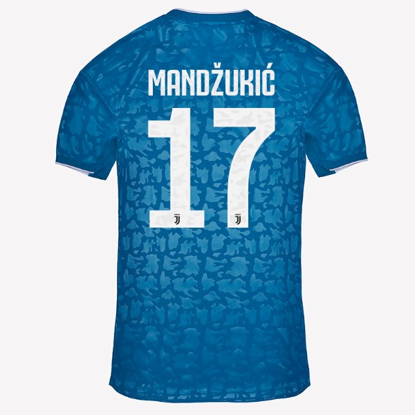 Camiseta Juventus NO.17 Mandzukic 3ª 2019 2020 Azul